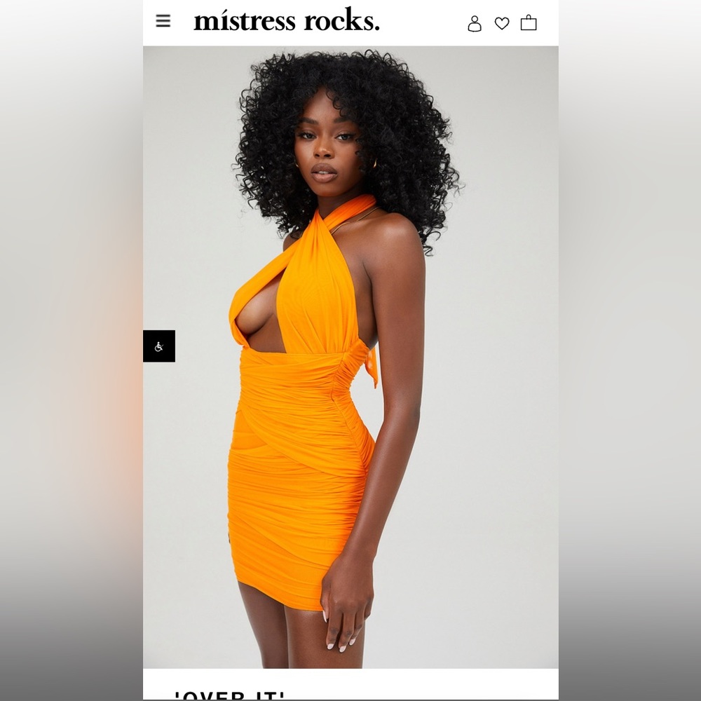 Over it dress- Mistress Rocks - sister company of House of CB- size small